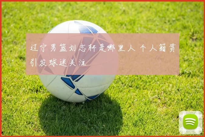 辽宁男篮刘志轩是哪里人 个人籍贯引发球迷关注